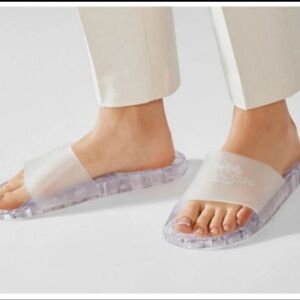 Coach Clear Jelly Slides